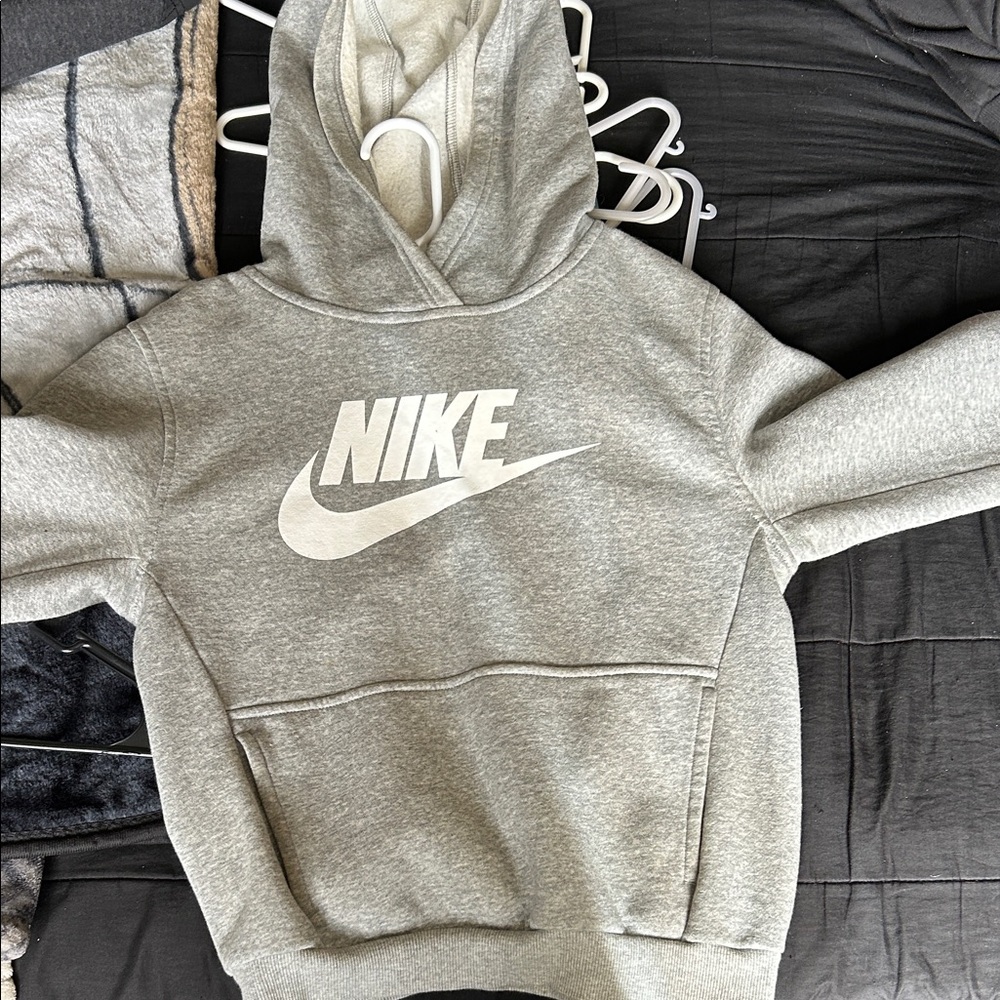 Nike Light Gray Pullover Hoodie
